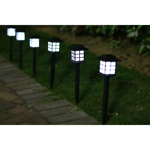SET 6 SOLAR LIGHTS RED/WHITE SET 6 SOLAR LIGHTS RED/WHITE
